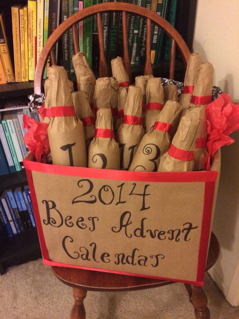 Diy Beer Advent Calendar