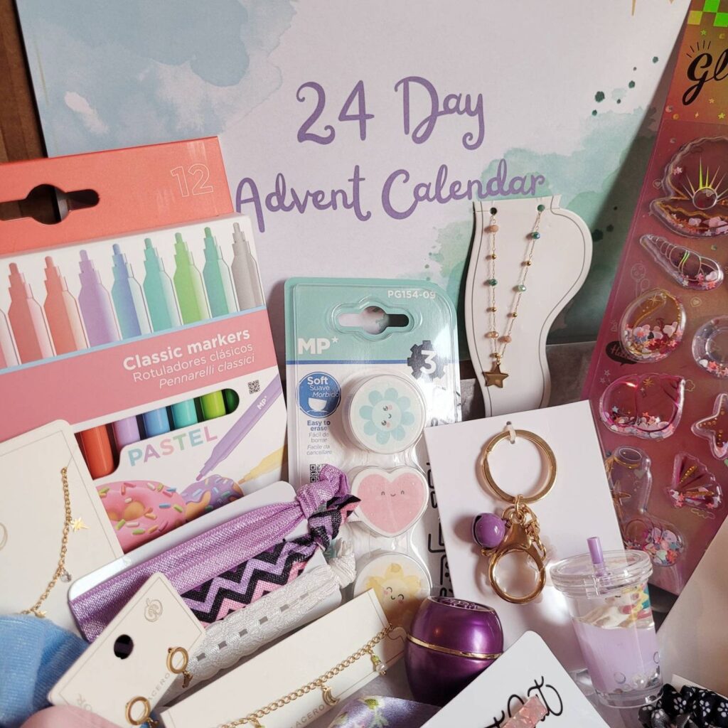 Girls Advent Calendar 24 Day Advent Calendar 12 Day Advent Etsy