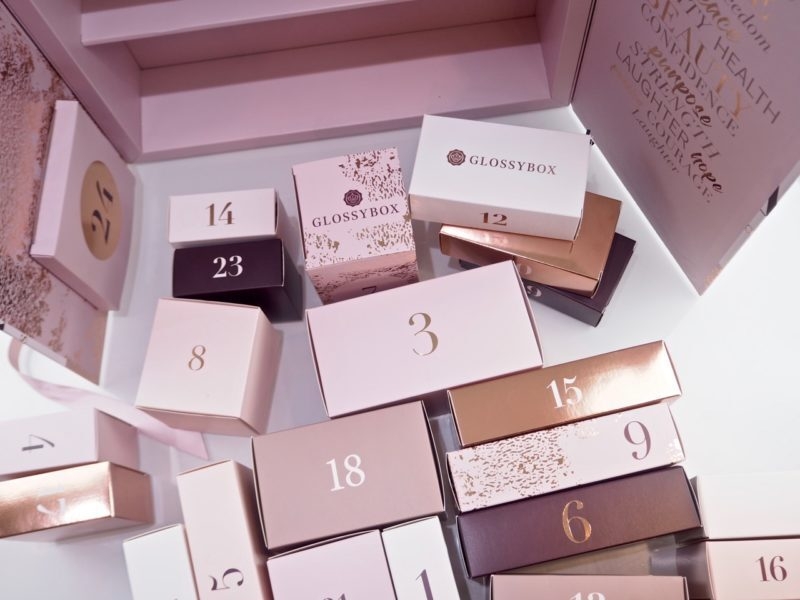 GLOSSYBOX Advent Calendar Joulun Kaunein Kosmetiikkakalenteri 