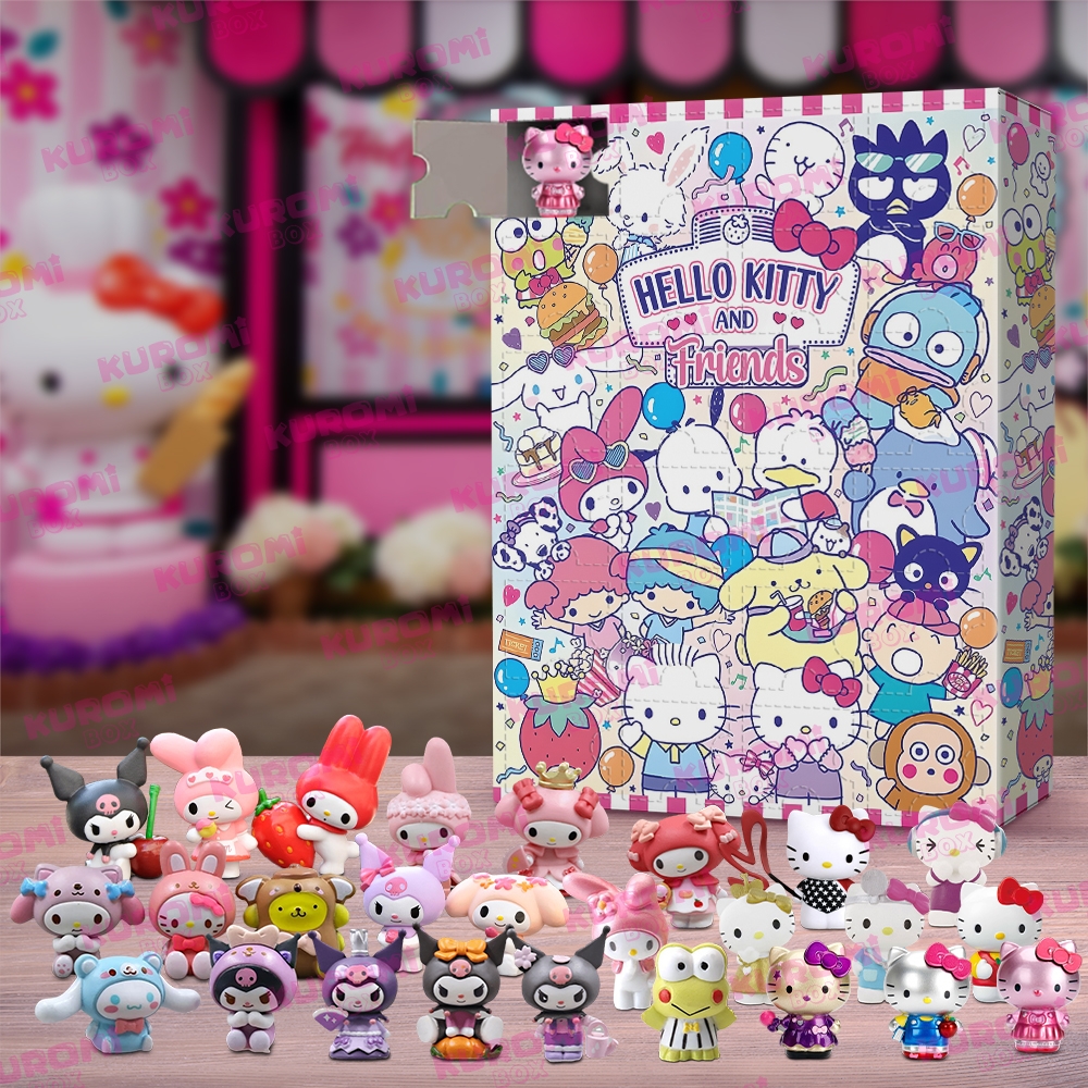 Hello Kitty Friends Advent Calendar Christmas Countdown Gifts Kuromi Box