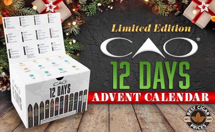 Limited Edition CAO 12 Days Cigar Advent Calendar Best Cigar Prices