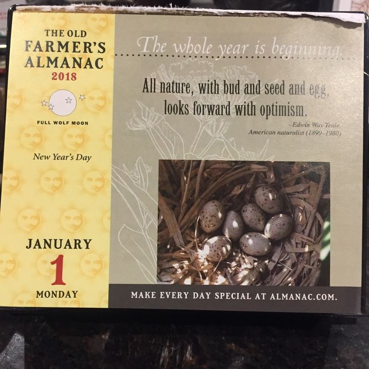 Loving My New Farmer s Almanac Calendar Great Insight For The New 