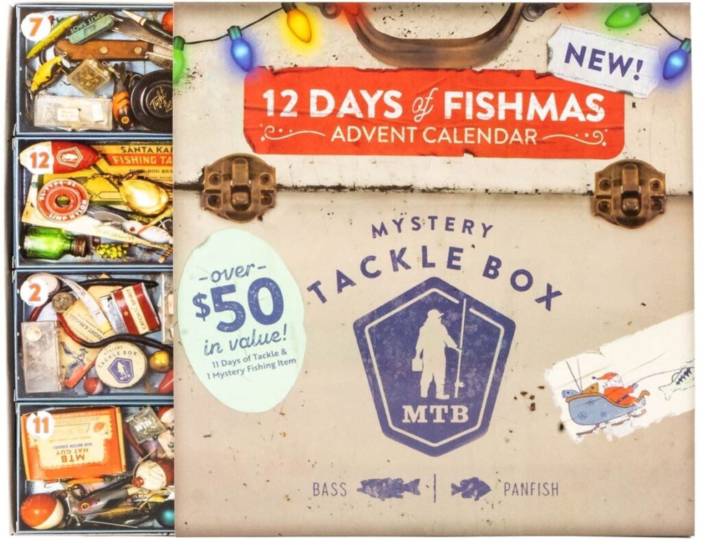 Mystery Tackle Box 2023 12 Days Of Fishmas Freshwater Fishing Lures 