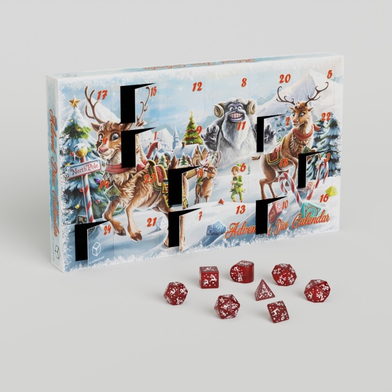 Q Workshop Dice Advent Calendar Across The Board Game Cafe