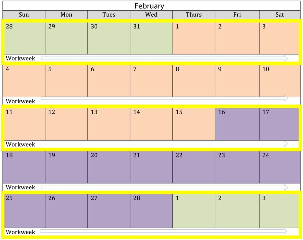 Semi Monthly Pay Period Calendar Margi Saraann