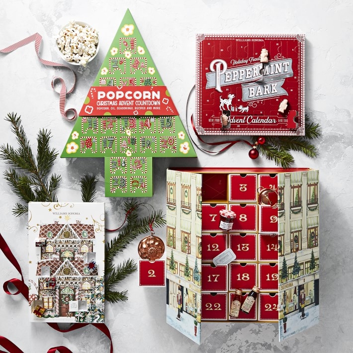 Williams Sonoma Peppermint Bark Advent Calendar Gourmet Chocolate 