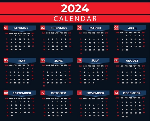 2024 Calendar With Holidays In Ghana Printable Moira Bridget