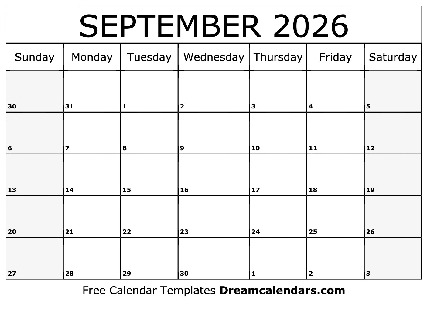 A Comprehensive Guide To September 2026 Navigating The Month With Ease 