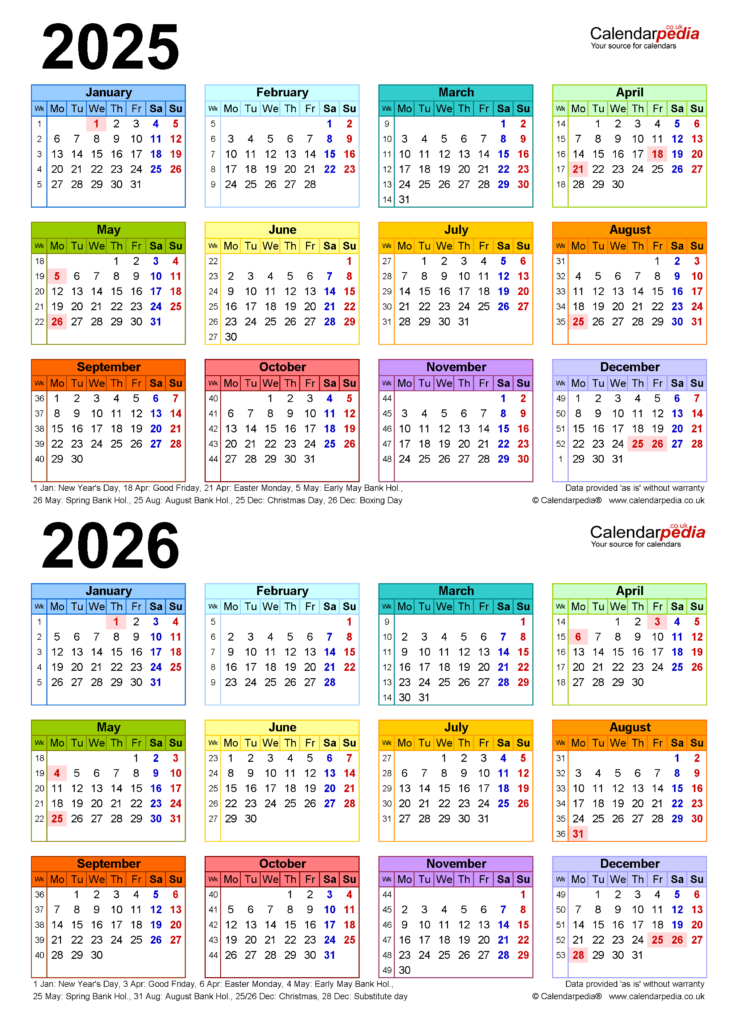 Full 2025 2026 Holiday Calendar Printable Free List Of Jack A Renard