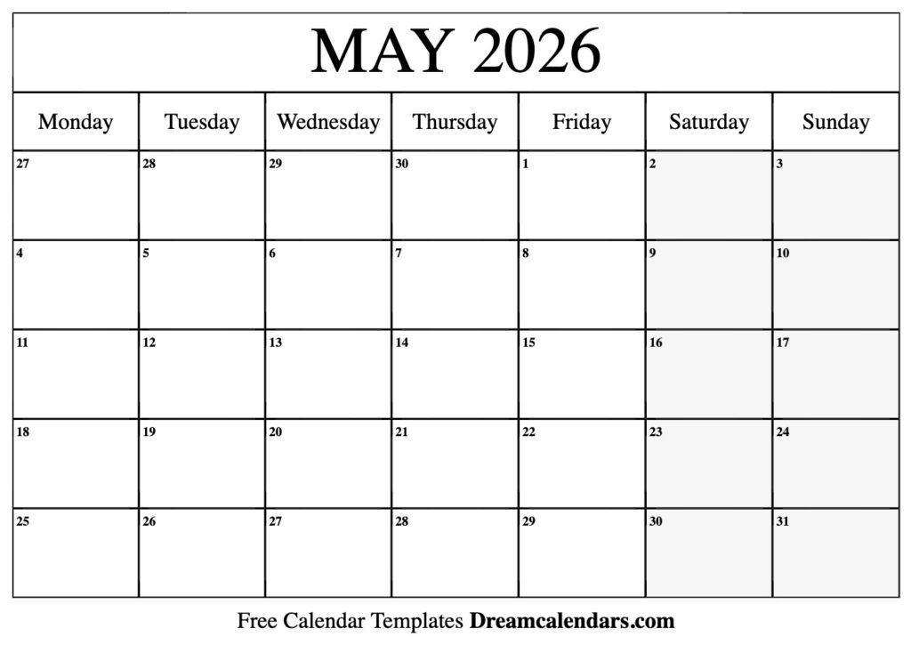 Navigating The Month May 2026 And Its Observances Calendar Bulan 10 2026