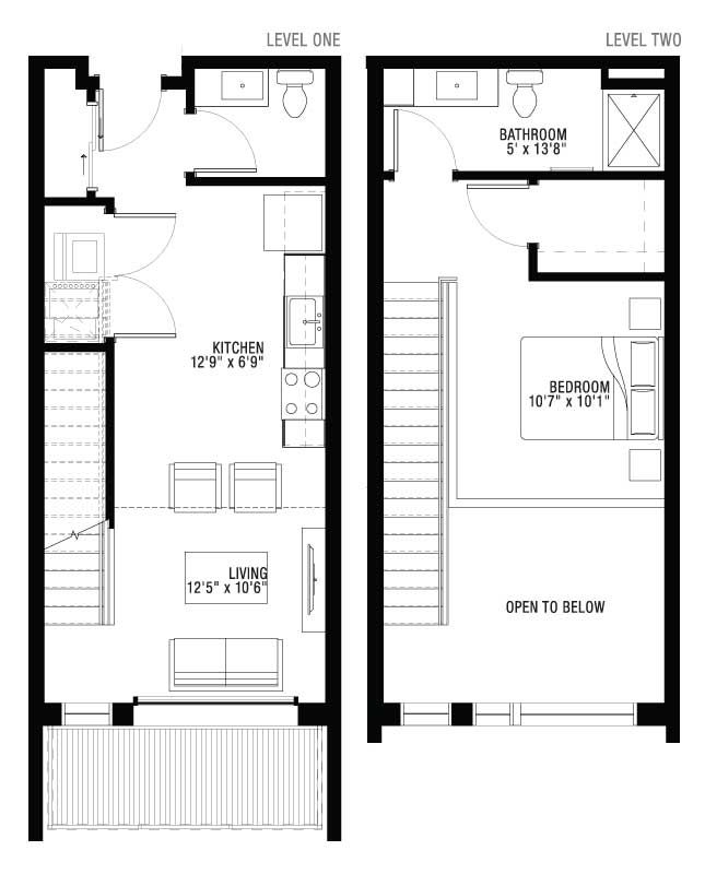 1 Bedroom Loft Apartment Floor Plans 550 Ultra Lofts Loft Floor 1 Bedroom Loft Apartment Floor Plans 550 Ultra Lofts Loft Floor