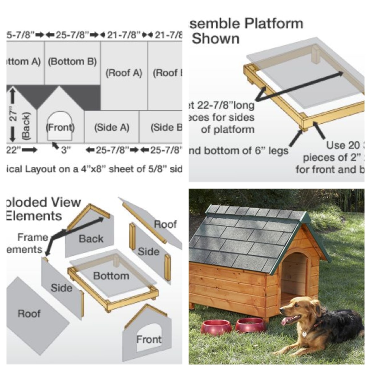 14 DIY Dog Houses How To Build A Dog House Plans Blueprints