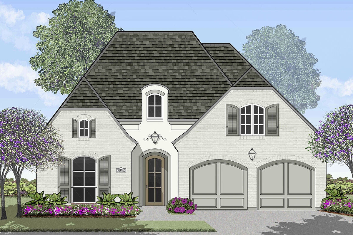 1767 Square Foot French Country Home Plan With 3 Bedrooms 860066MCD 