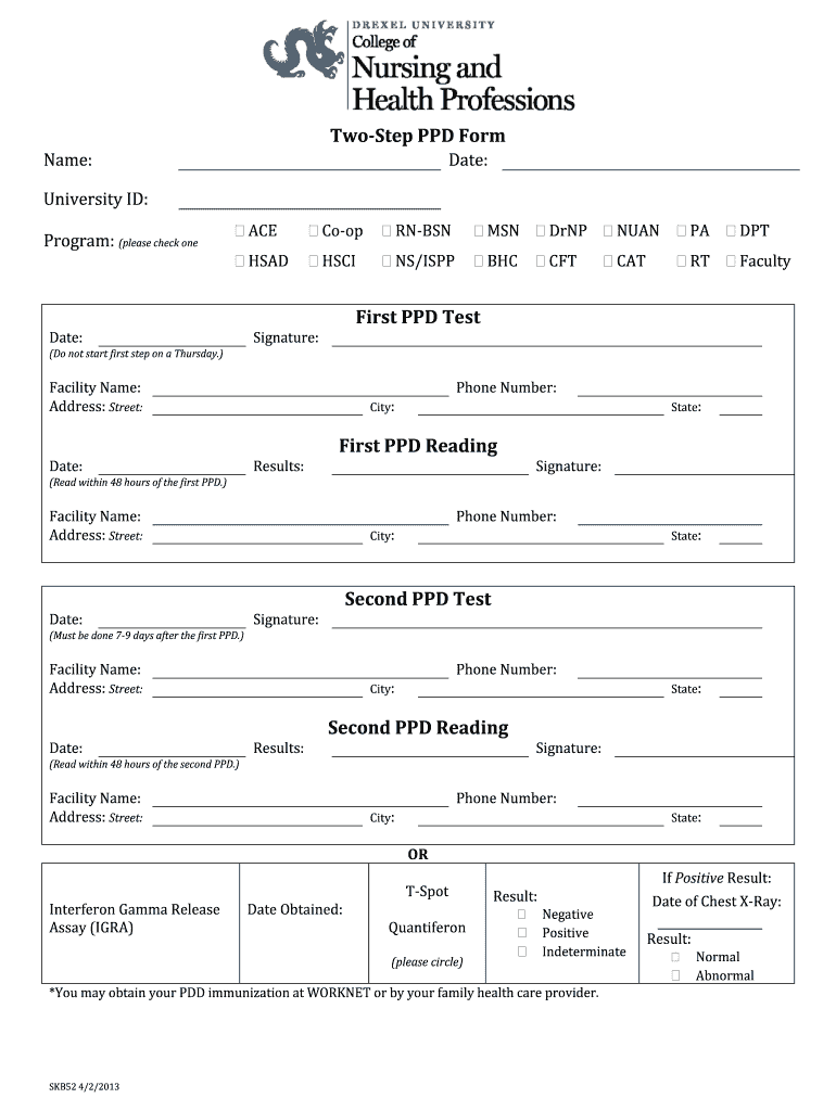 2 Step Ppd Form Fill Out Sign Online DocHub