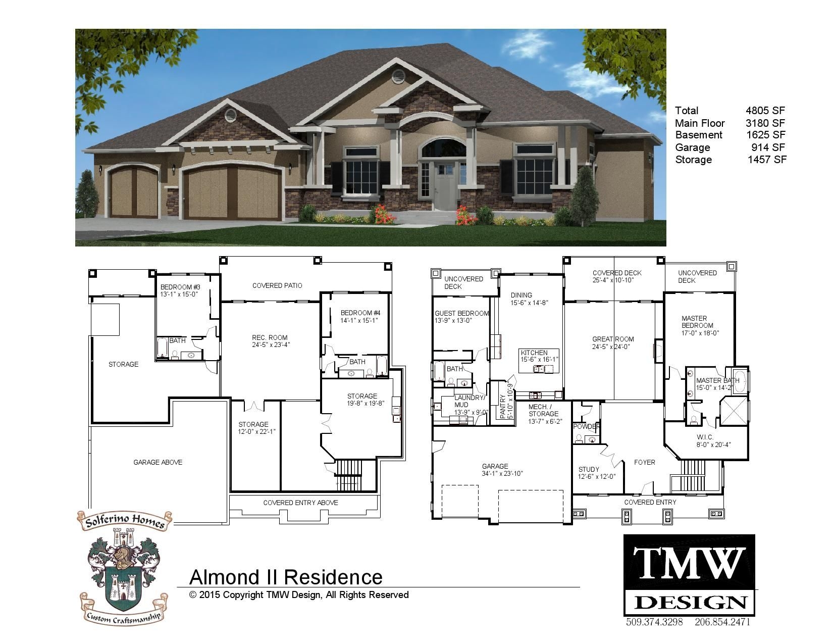 2 Story House With Basement Plans House Plans