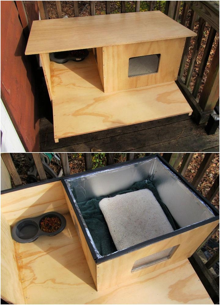 22 Cozy DIY Outdoor Cat House Plans For Happy Felines