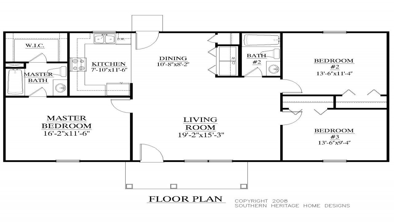 3 Bedroom 1200 Sq Ft House Plans Creating A Perfect Balance Of Style