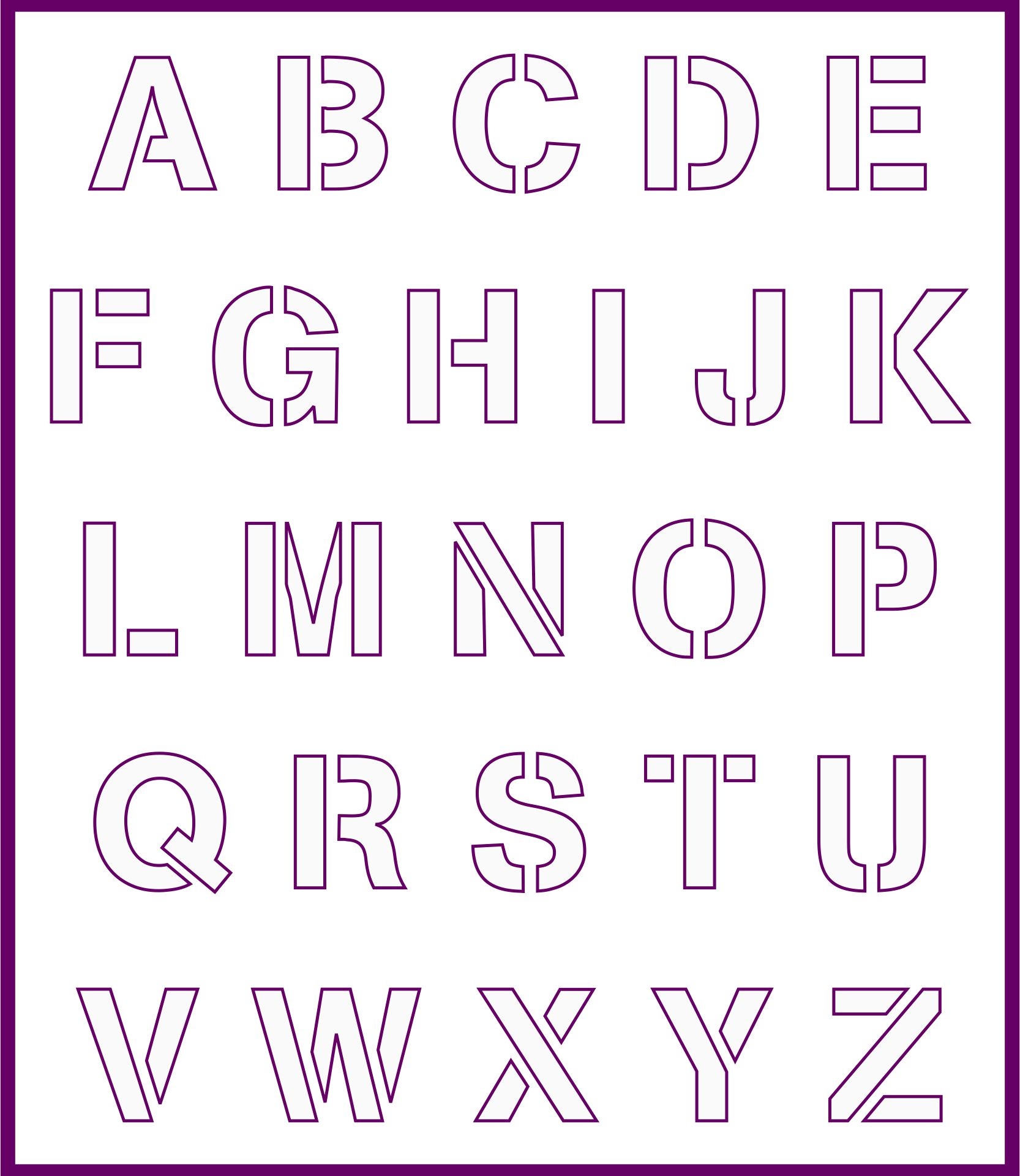 3 Inch Letter Stencils Printable Free Printable Templates 3 Inch Letter Stencils Printable Free Printable Templates
