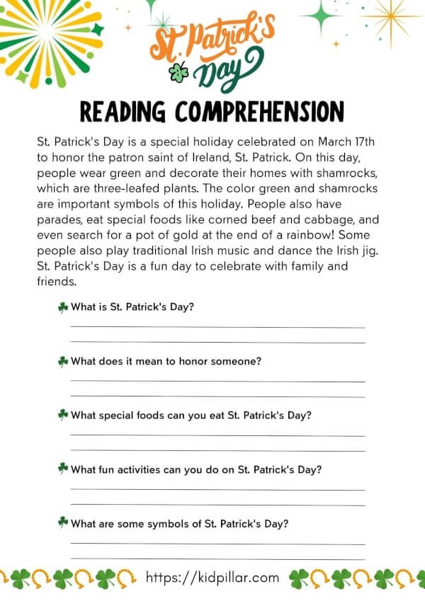 32 Best St Patrick s Day Activities For Kids With Free Printables In