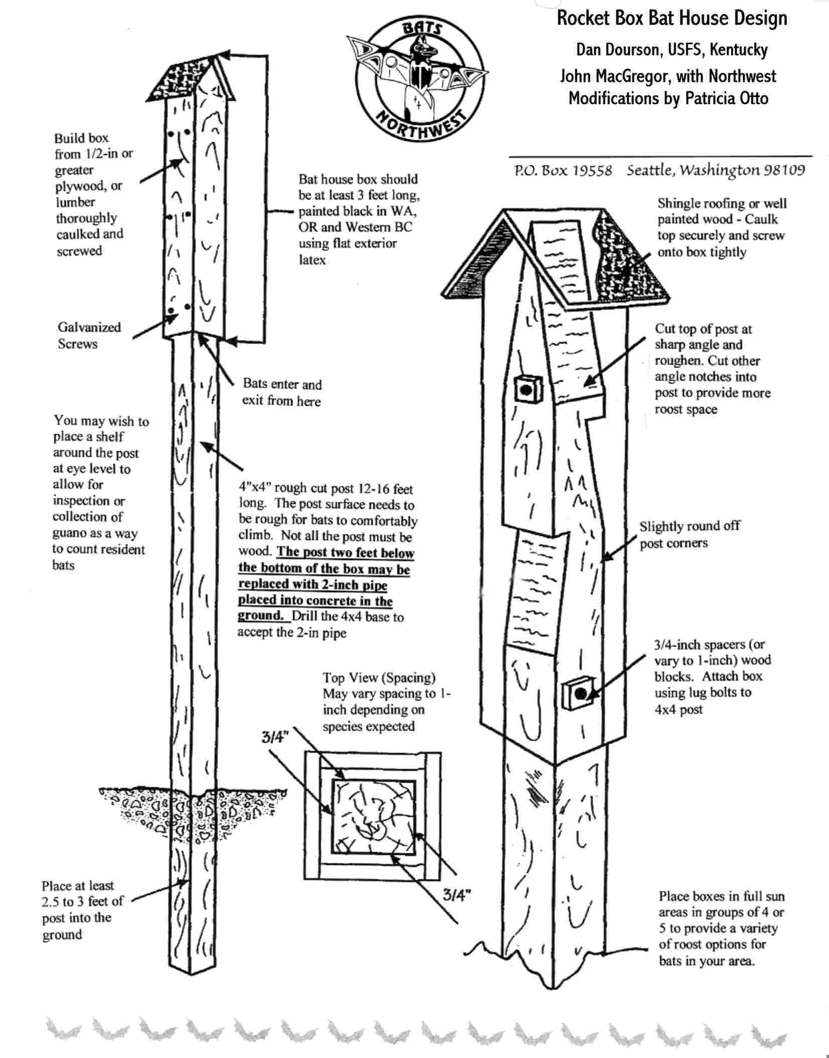 37 Free DIY Bat House Plans That Will Attract The Natural Pest Control 