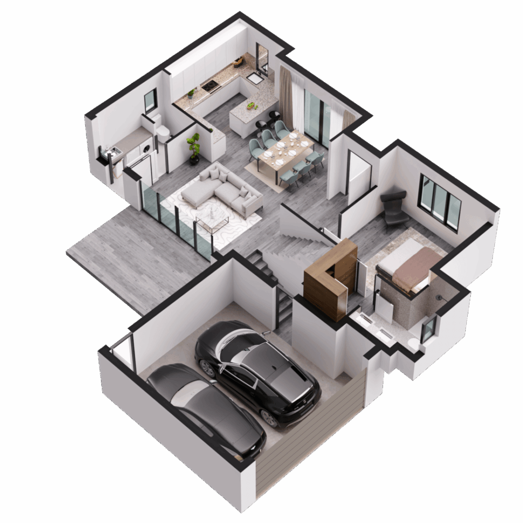 3D Floor Plans With Dimensions House Designer