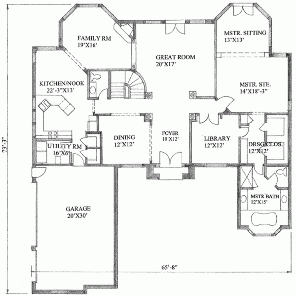 4000 Square Foot Ranch House Plans Unique Traditional Style House Plan 