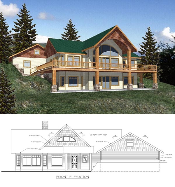 49 Best Hillside Home Plans Images On Pinterest House Floor Plans 