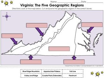 5 Regions Of Virginia Worksheet Maths Worksheets For 7 Year Olds