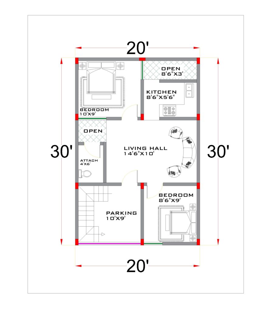 600 Sqft House Plans 600 Sqft 2 Bedroom House Plans 10x60 Houseplans