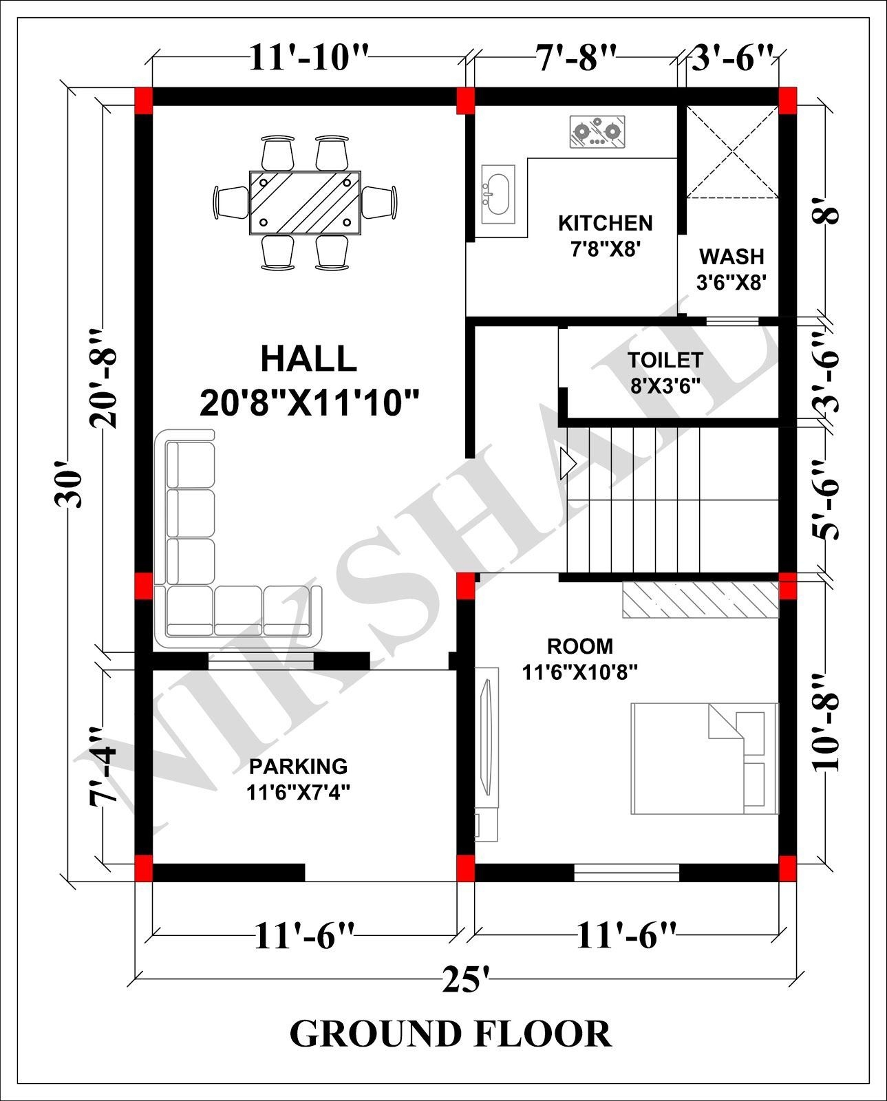 750 Sq Ft House Plans 3d Kolbaswami Developers And Builders Residency 