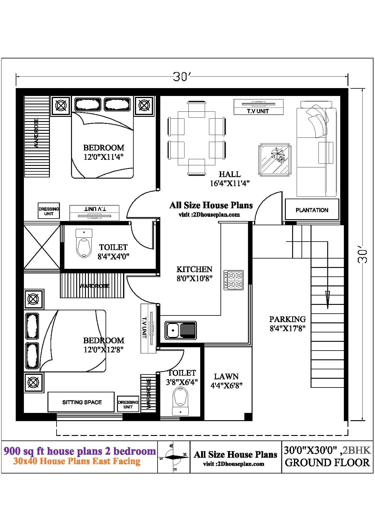 900 Sq Ft House Plans 2 Bedroom Best 2 30 X30 House Plans 900 Sq Ft House Plans 2 Bedroom Best 2 30 X30 House Plans