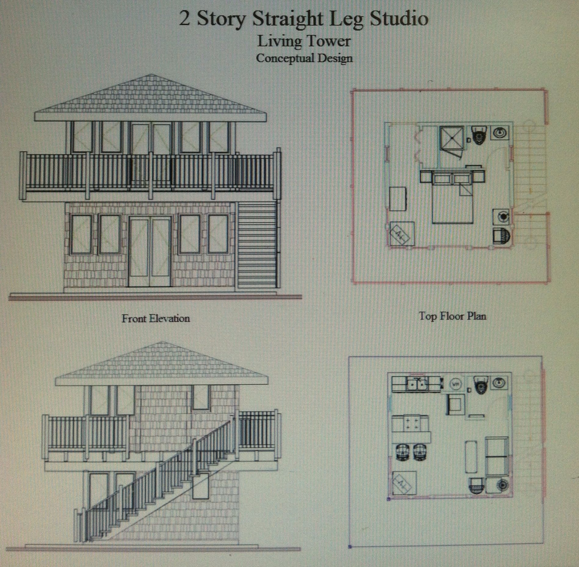 A Custom Living Tower Plan Available At Www water towers Small 