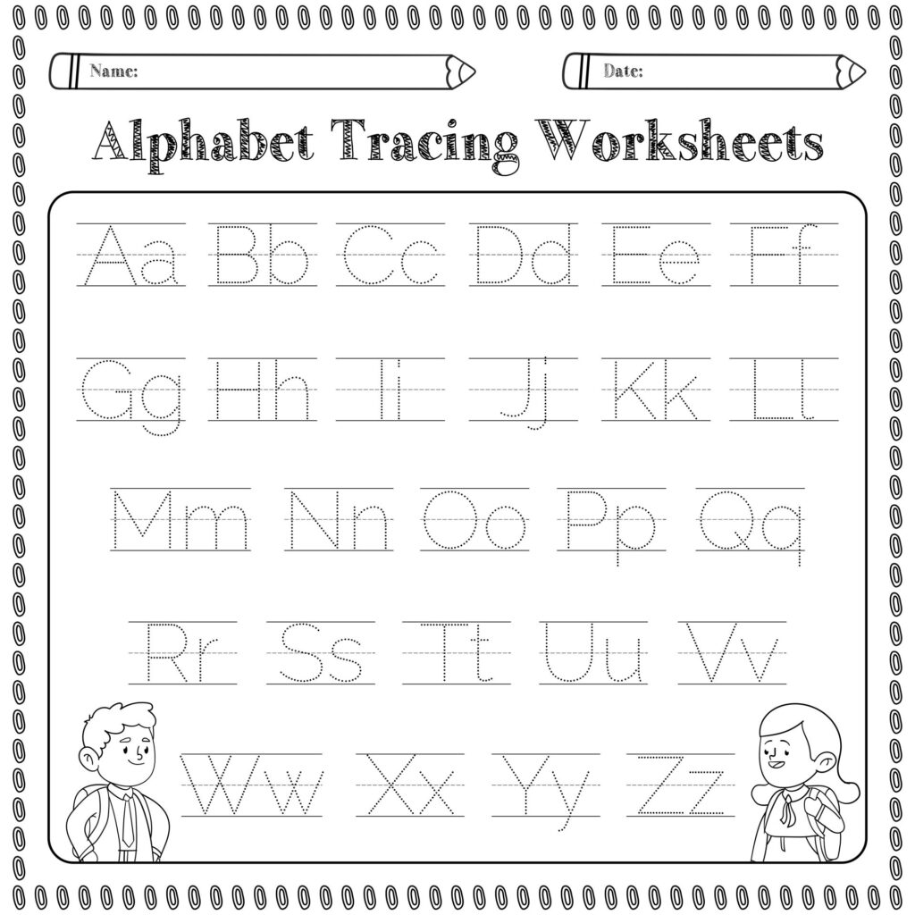 Alphabet Worksheets Kindergarten 20 Free PDF Printables Printablee