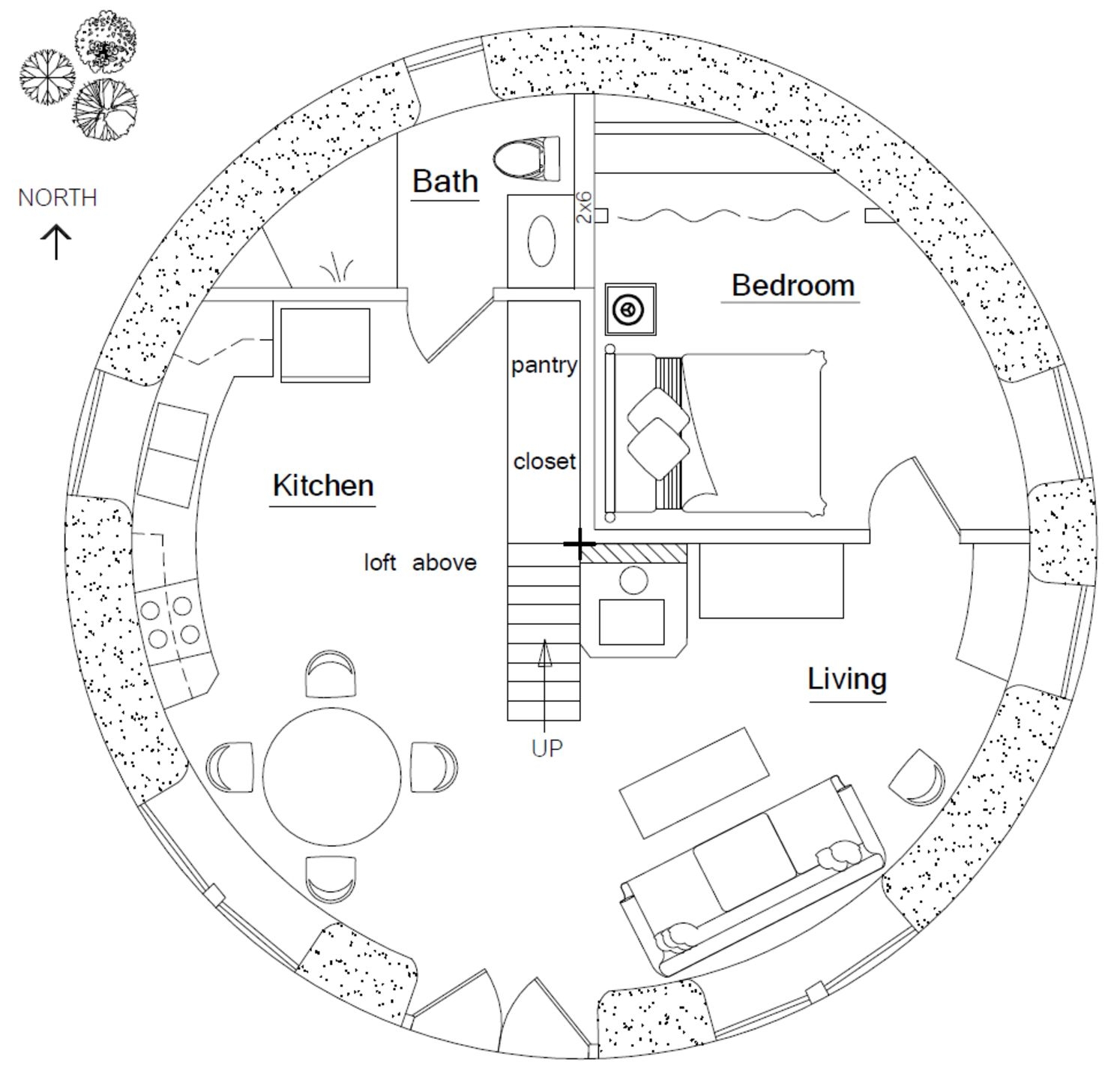 Architecture Interior Photo Hobbit House Plan Interiorclip Amazing 