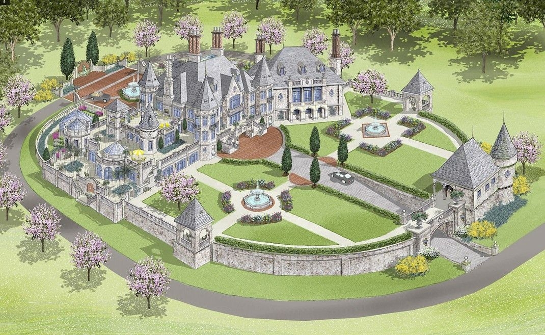  bigmodernmansion Modern Castle Castle Designs Castle House Plans