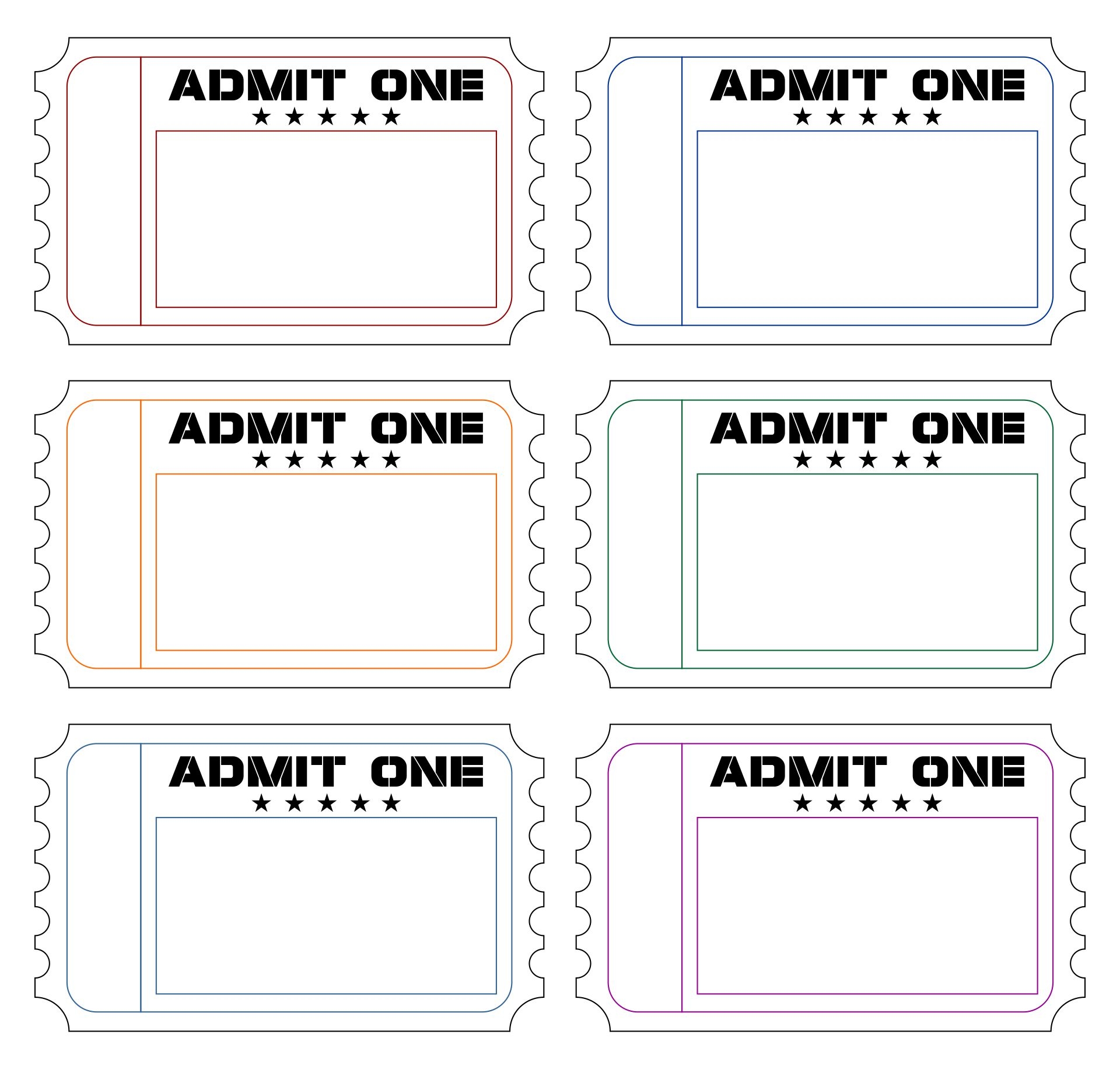 Blank Admission Ticket Template Sampletemplate my id Blank Admission Ticket Template Sampletemplate my id