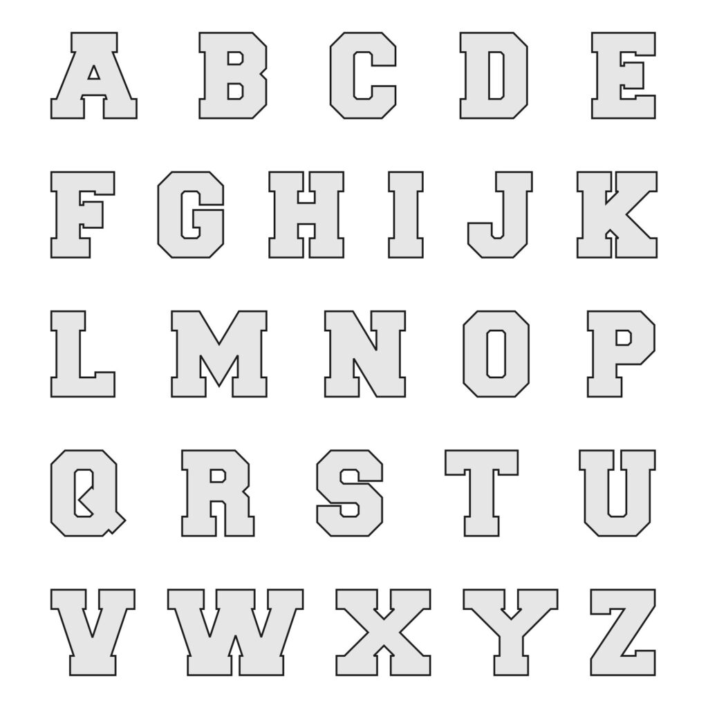 Block Alphabet Letters Printable Printable Free Templates