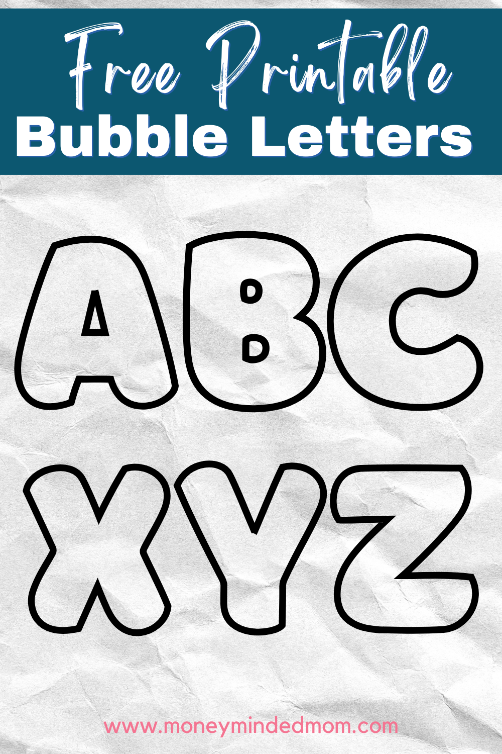 Bubble Letters Template Best Templates Resources
