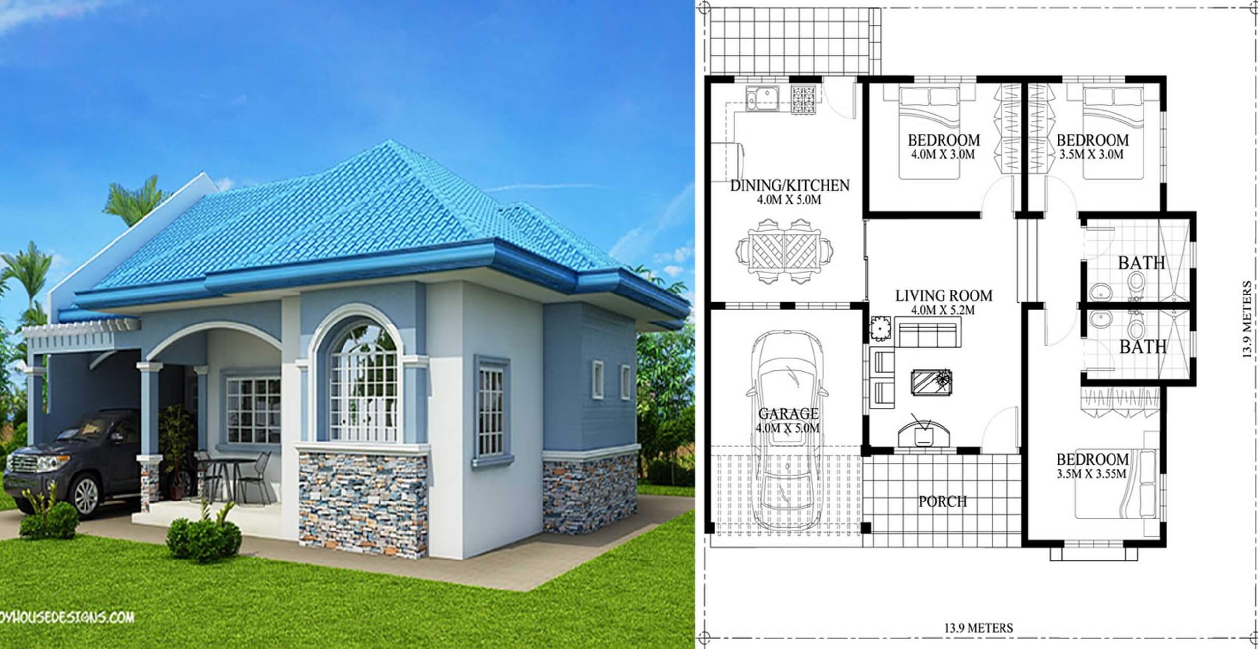 Bungalow House In The Philippines With Floor Plans At Ralph Frawley Blog