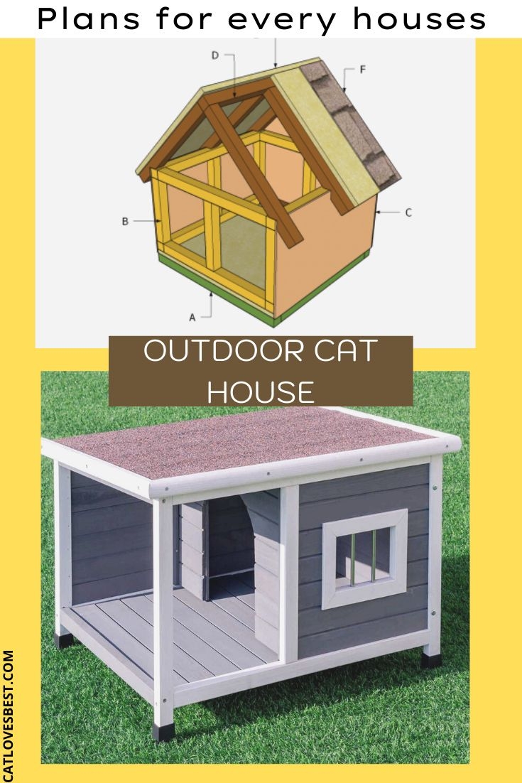 Cat House Outdoor Plans How To Make A Cozy Home For Your Cat House Plans