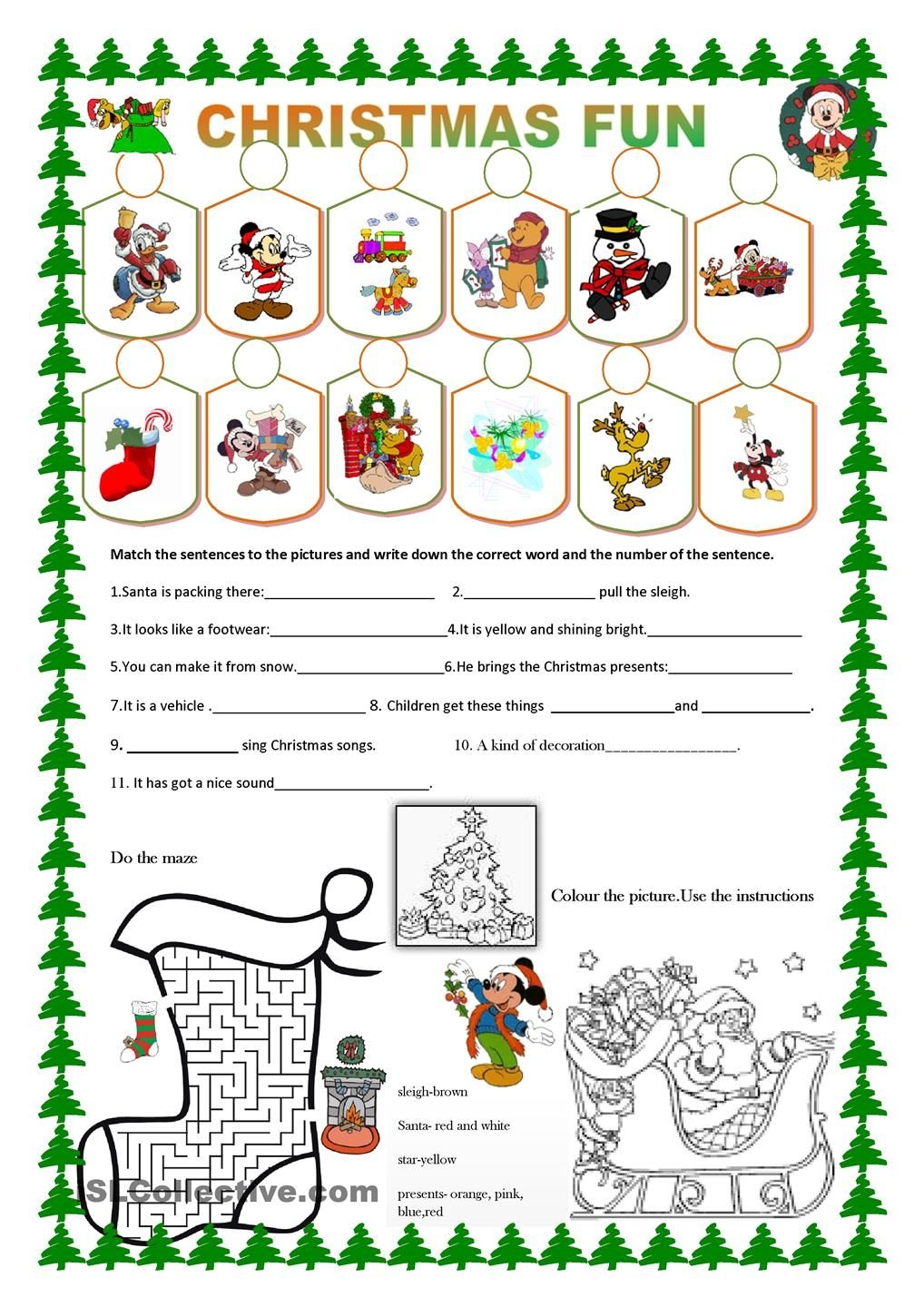 Christmas Activities For Kids Printable Free Christmas Activities For Kids Printable Free