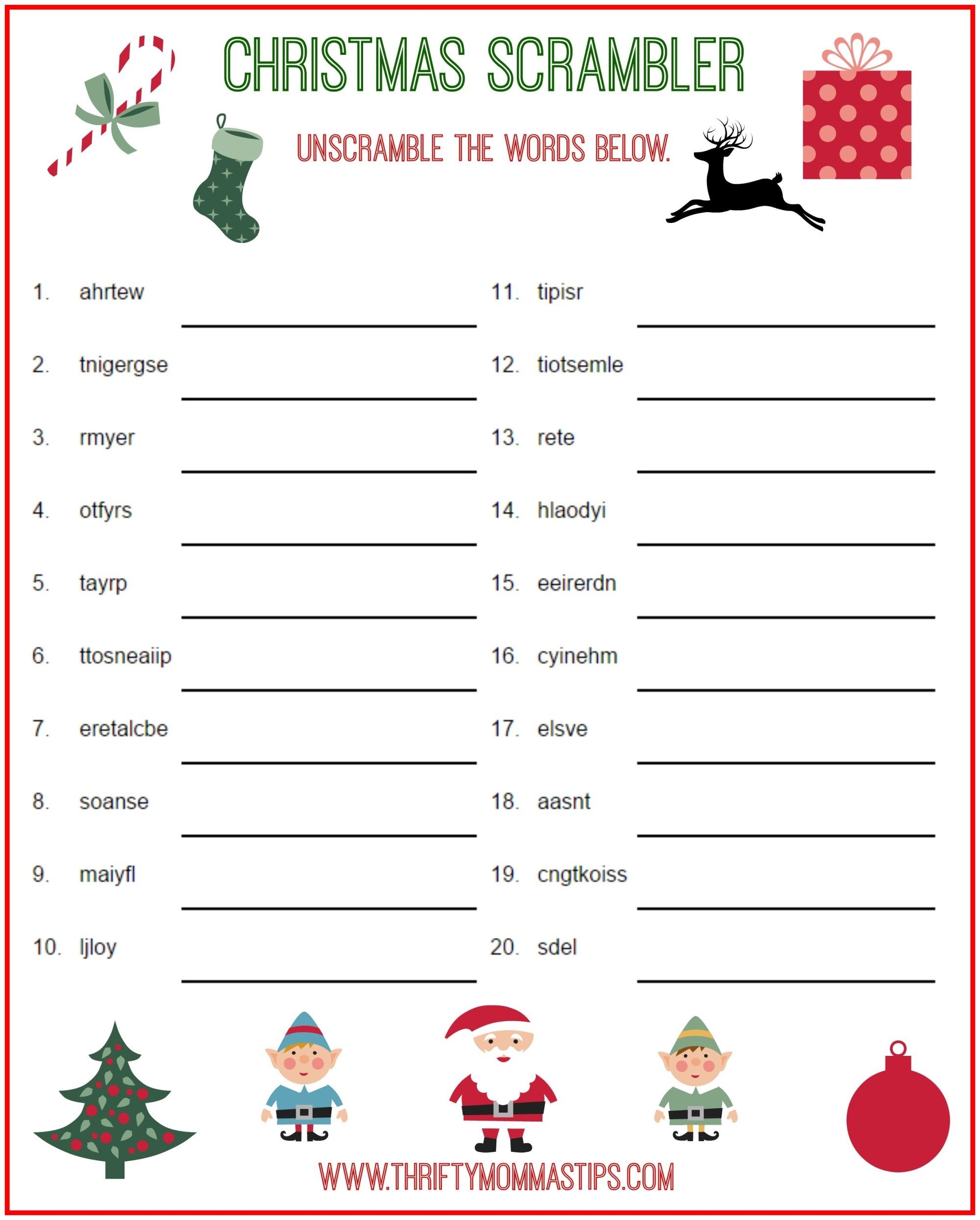 Christmas Games Worksheets Christmas Activities Printables C Christmas Games Worksheets Christmas Activities Printables C