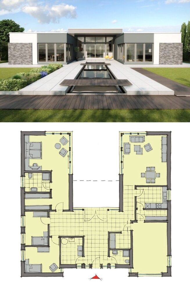 Concrete Roof House Plans At Kermit Bourdon Blog