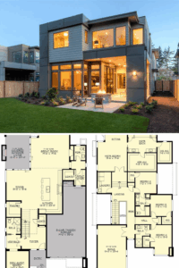 Contemporary 2 Story House Plans: The Ultimate Guide - We Love Printables