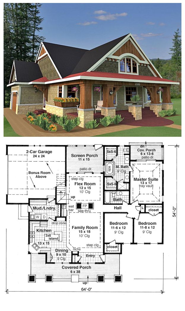 Craftsman Style House Floor Plans Craftsman Style House Floor Plans
