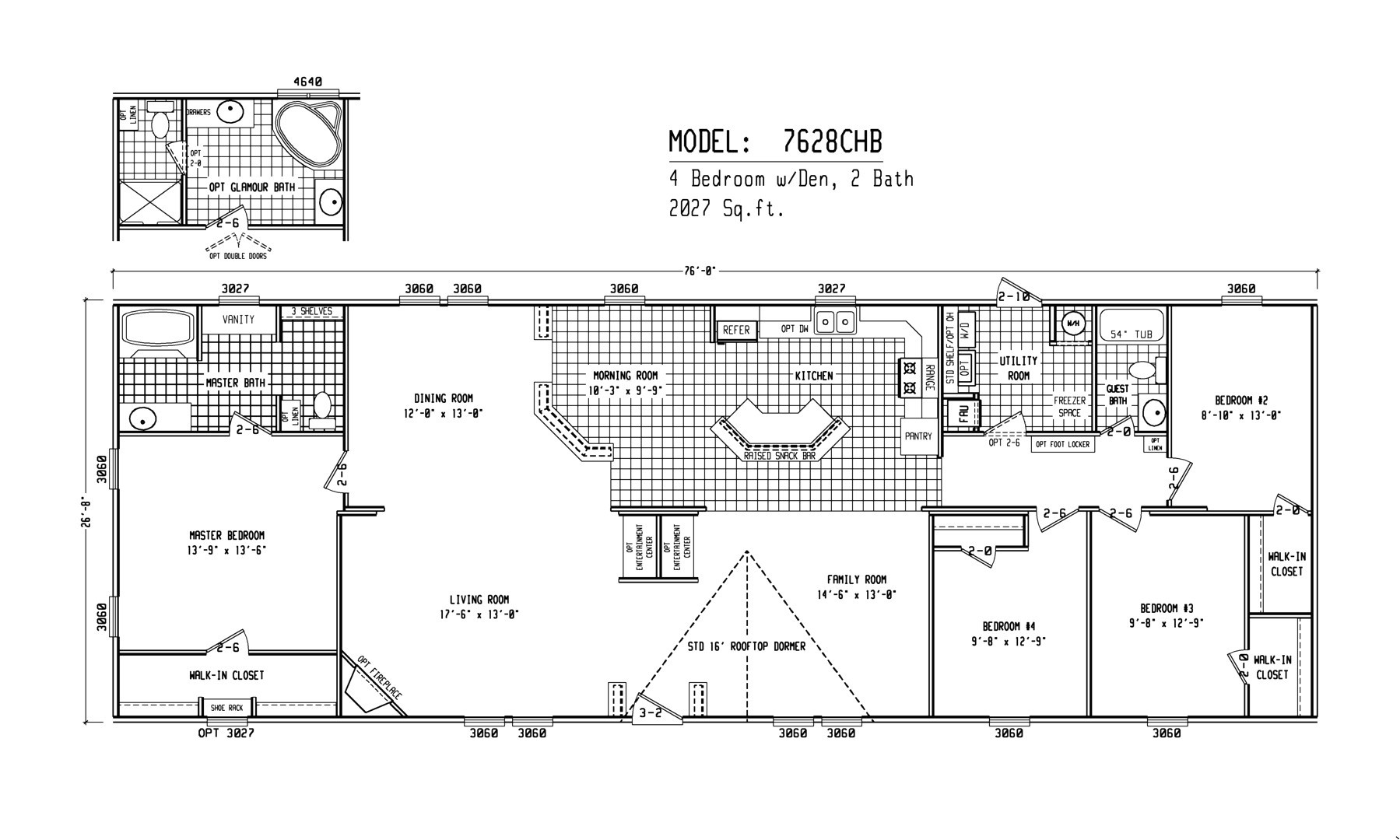 Double Wide Mobile Home Floor Plans Image To U