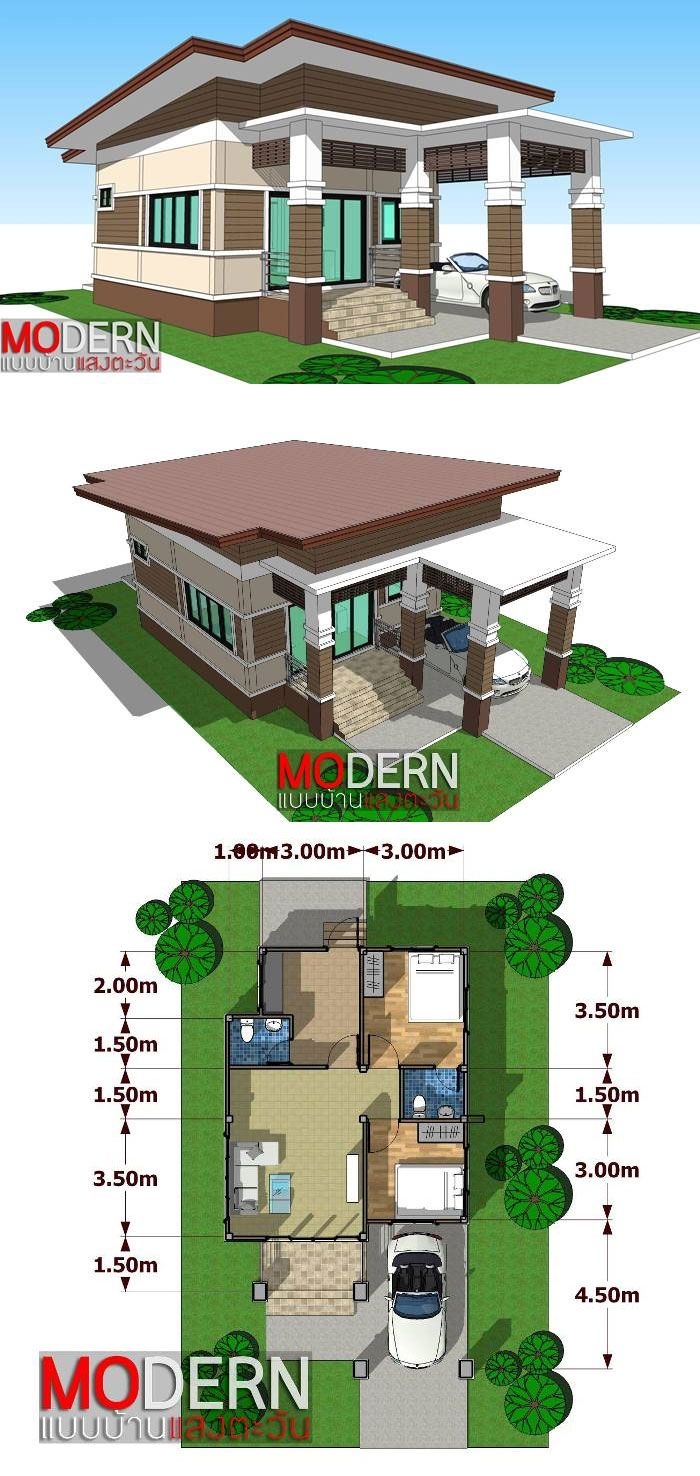 Elevated House Design With Floor Plan Dunanal