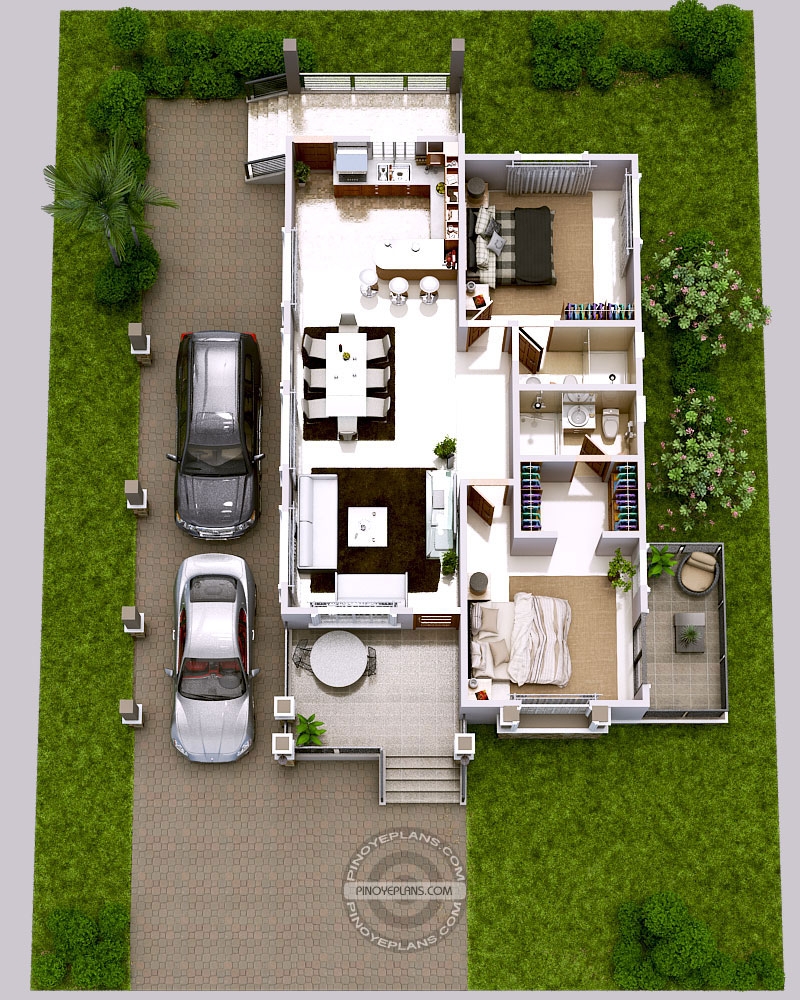 Elevated House Design With Floor Plan Floor Roma