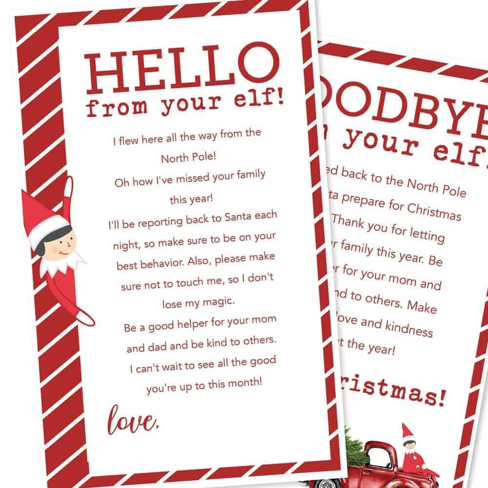 Elf On A Shelf Printable Letter Elf On A Shelf Printable Letter
