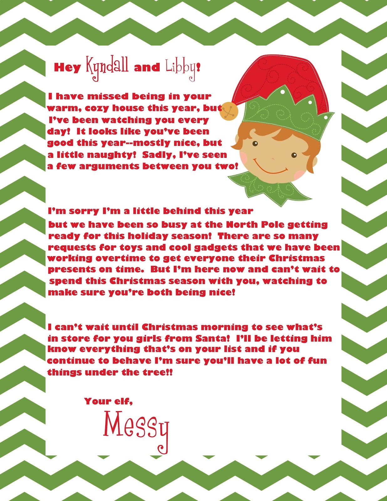 Elf On The Shelf Introduction Letter Free Printable Elf On The Shelf Introduction Letter Free Printable